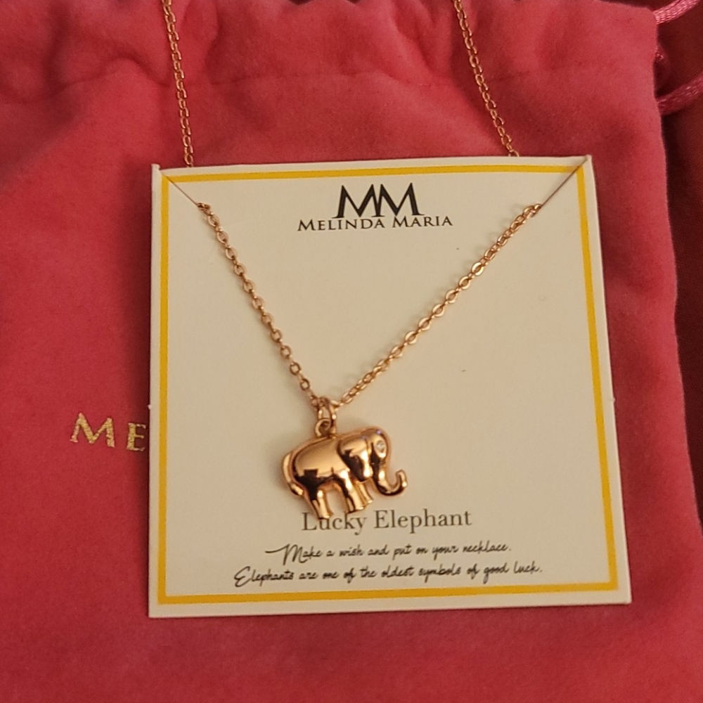 Lucky elephant necklace